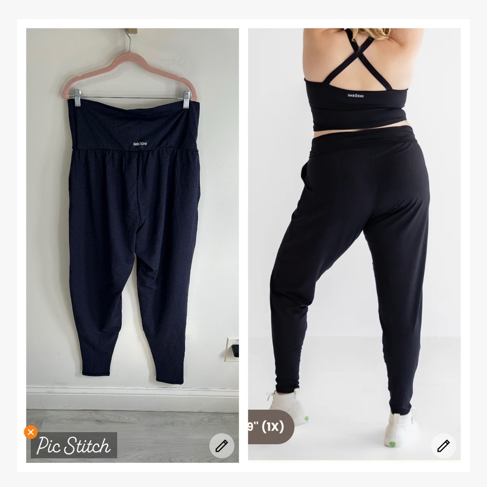 Imbodhi Pippa Pants Heathered Blue - Picture 2 of 7
